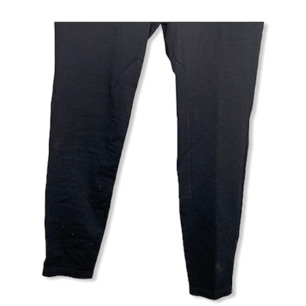 Eileen Fisher Ponte zip black riding pants - Picture 3 of 8